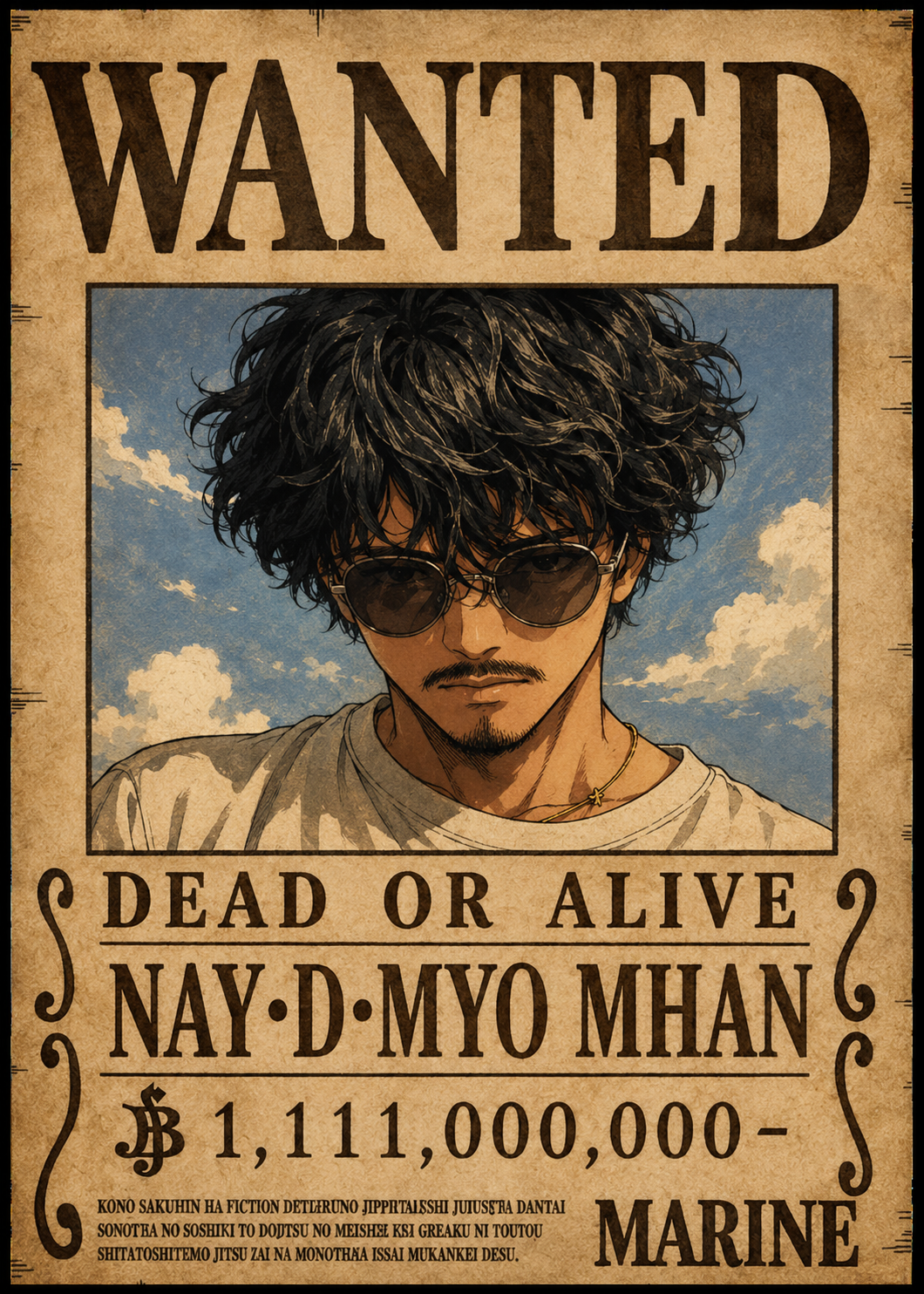 WANTED — Nay D. Myo Mhan — ฿1,111,000,000